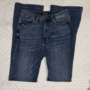 JUDY BLUE MUSIC CAN CHANGE THE WORLD HIGH-RISE SLIM BOOTCUT TUMMY CONTROL